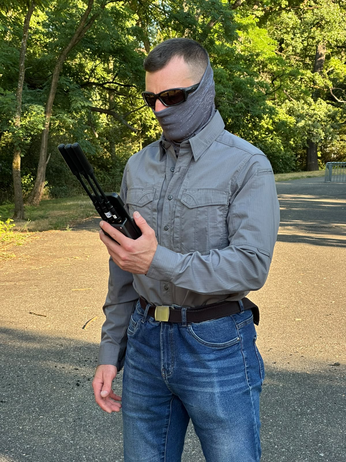 Dual-use: the same command hub in private security.