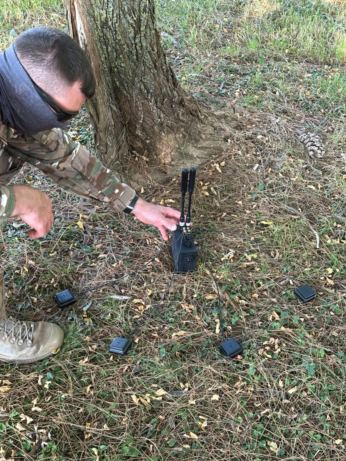 Four GNSS receivers cross-checked for integrity.